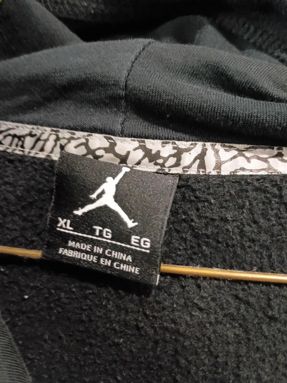 Jordan Flight Black Zip-Up Hoodie